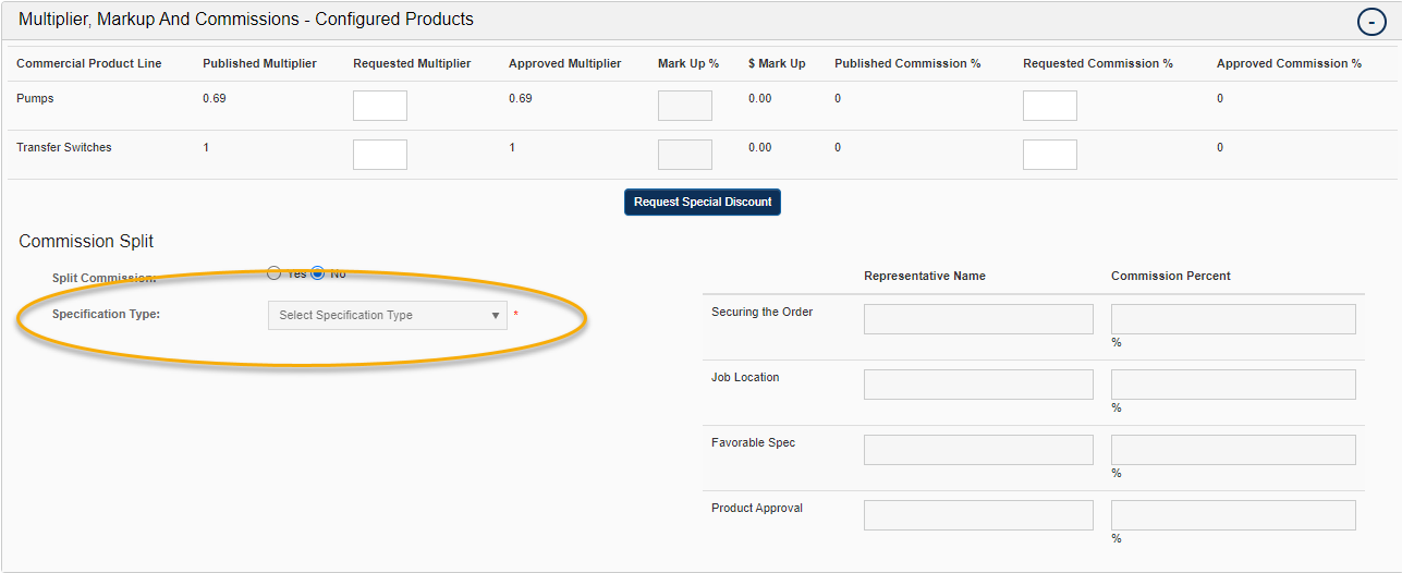 How to Manage Specification Types